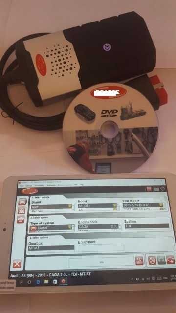 Kit tester auto Multimarca Obd2 + TABLETA Windows Turisme & Camioane