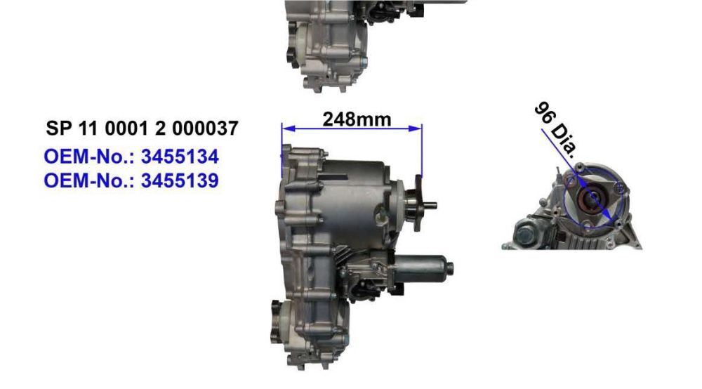 Cutie transfer BMW X3 E83 ATC400  2004-2006 GARANTIE 1 AN