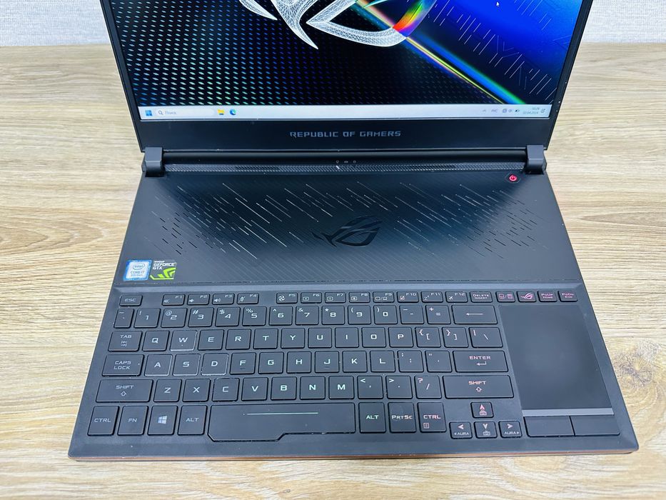 ASUS ROG Strix Core i7-12 Ядер+GTX1070-8 ГБ Видеокарта, Топовый ноут