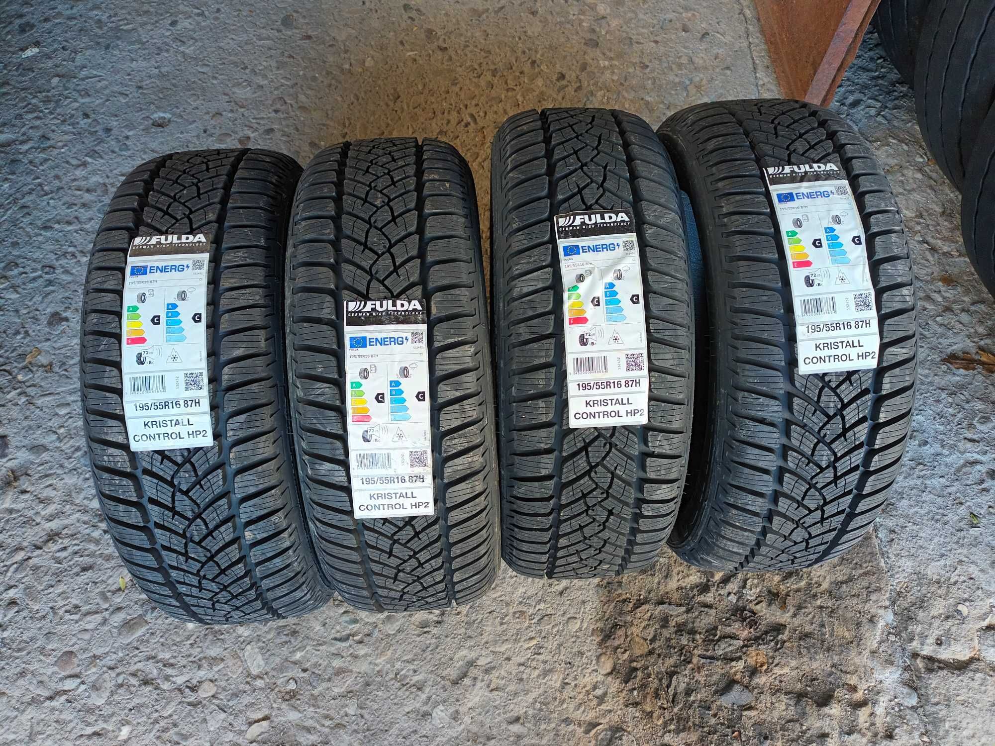 4 Нови зимни гуми 195/55 R16 Fulda Kristall Control HP2 87H M+S