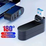4 портов USB хъб 1 х USB 3.0 + 2x USB 2.0. + Type-C и завъртащо рамо