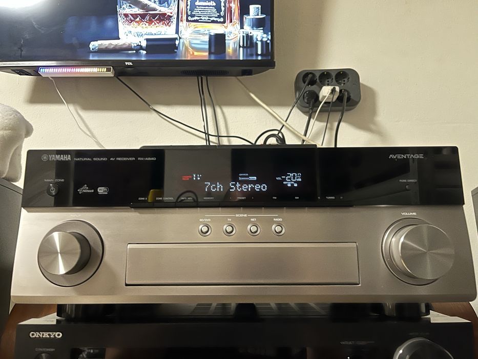 Receiver Yamaha RX-A840 4k/7.1/Wifi/ARC/Airplay/Spotify/Usb