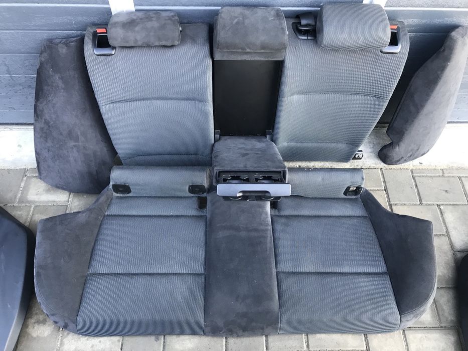 Scaune interior recaro alcantara cu textil Bmw seria 3 E91 LCI 2010