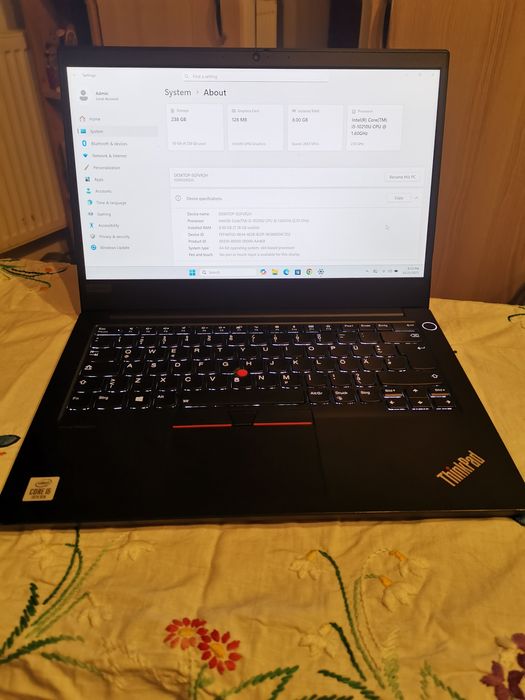 Lenovo thinkpad E14 core I5 gen 10