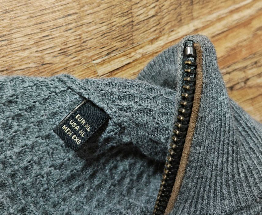 Massimo Dutti Памук / Кашмир мъжка жилетка - пуловер размер XL