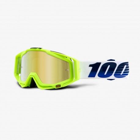 Кросови очила 100% Racecraft GP21 - златисто огледална плака НовиЧ!