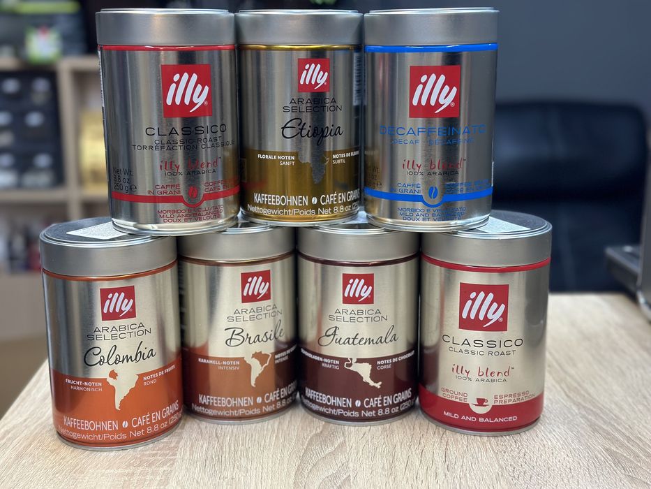 Cafea boabe illy o cutie 250g 48lei