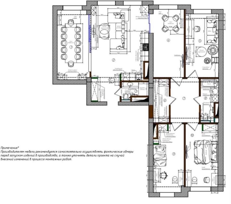 Квартира ЖК Edison 4/5/8 152,24 кв.м
