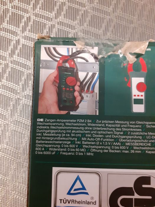 Clește ampermetric, PARKSIDE!