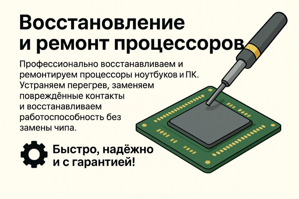 Ремонт и восстановление процессоров