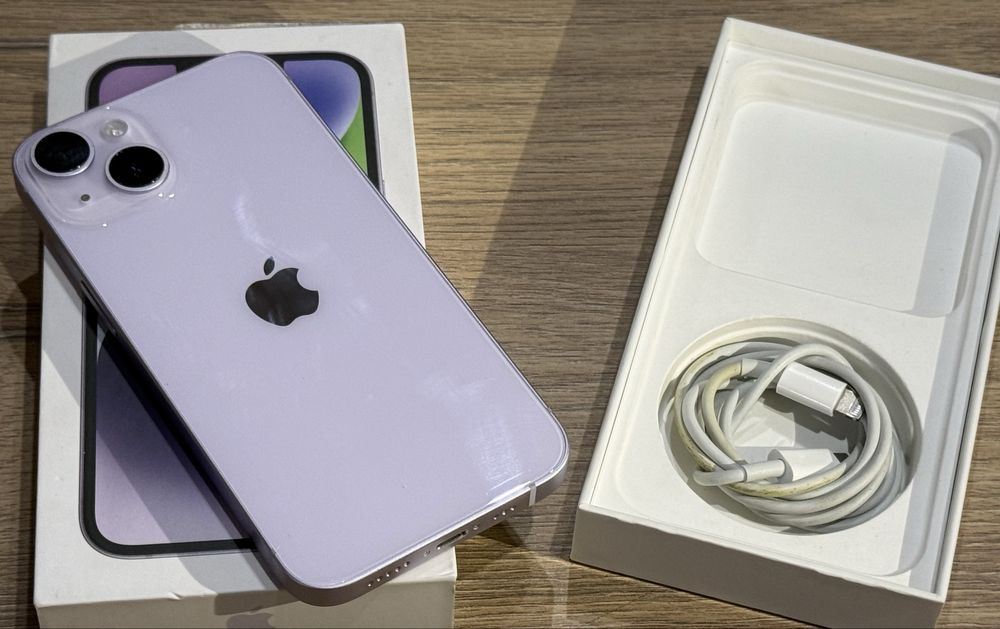 Iphone 14 256GB Purple - Като Нов!!