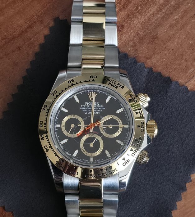 Rolex daytona gold/silver