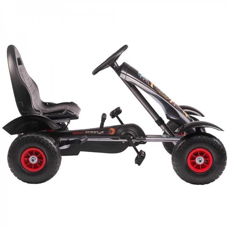 Kart cu pedale pentru varsta 4-9 ani Negru