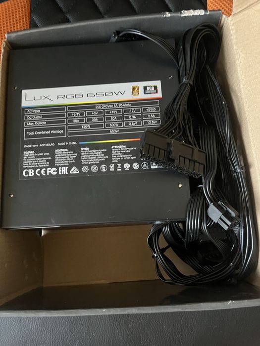 Sursa RGB 650 w certificata 80+ bronze