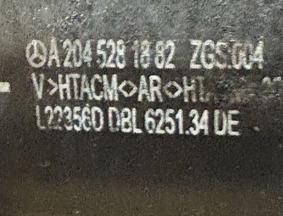 Mercedes w204 2.2 cdi 170 кс Маркуч Турбо