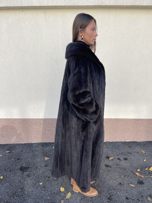 Haina lunga din blana naturala de vizon