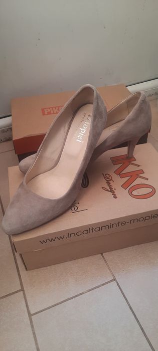 Pantofi stiletto piele naturala marimea 38