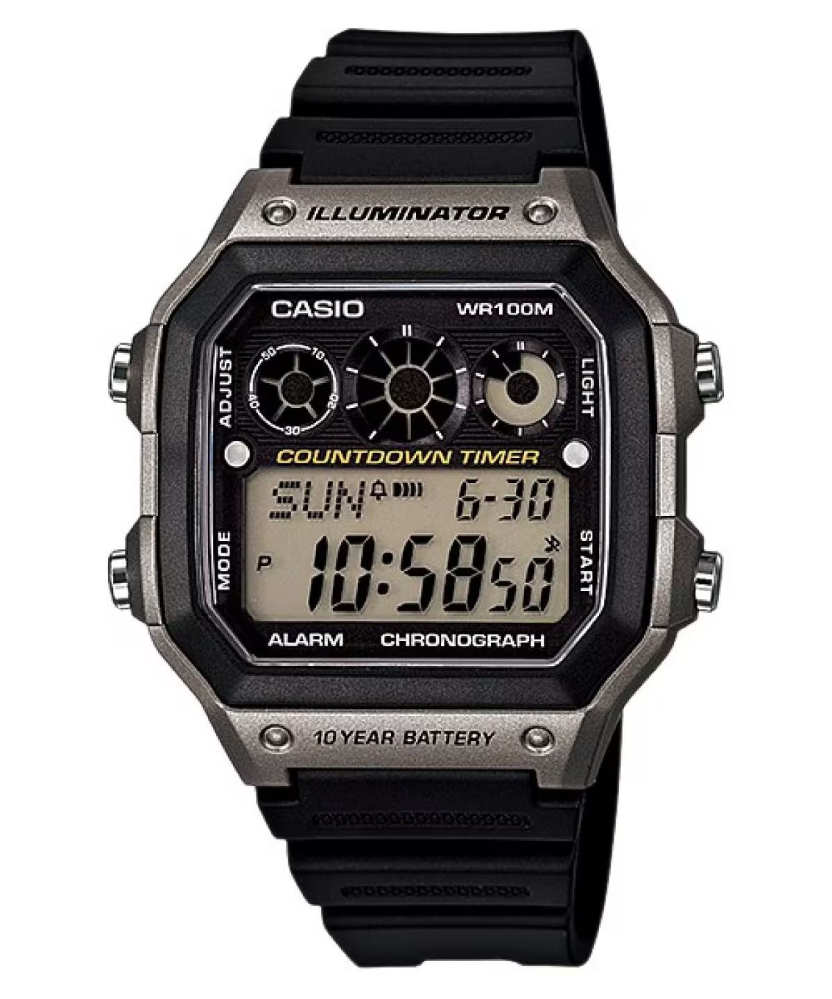 Casio AE-1300WH-8AVCF Illuminator 10лет гарантия на батарейку