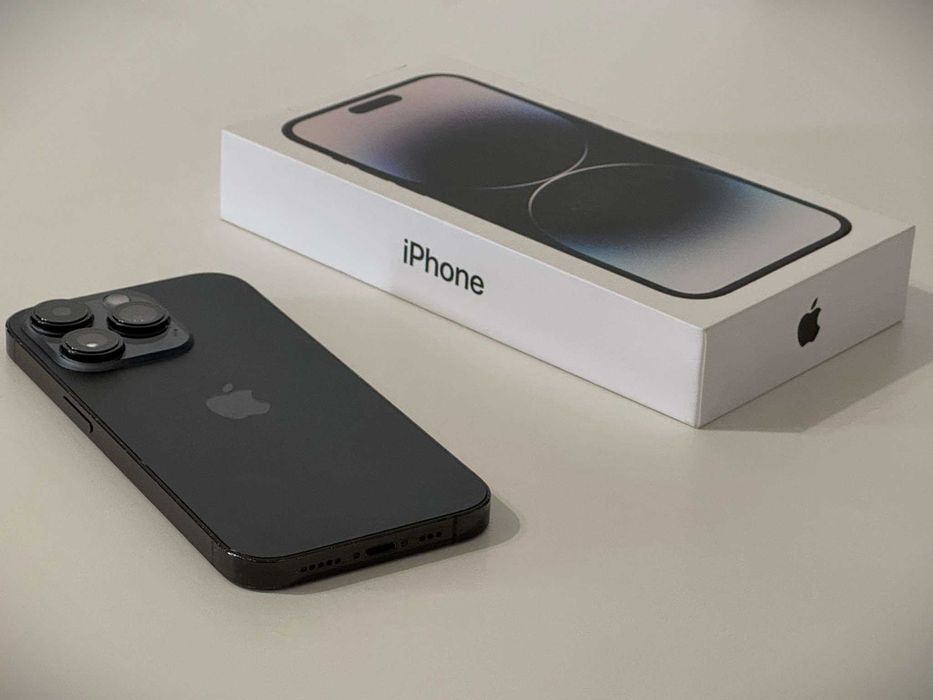 Бартер! iPhone 14 Pro 256GB Space Black (Черен) 92% Батерия!