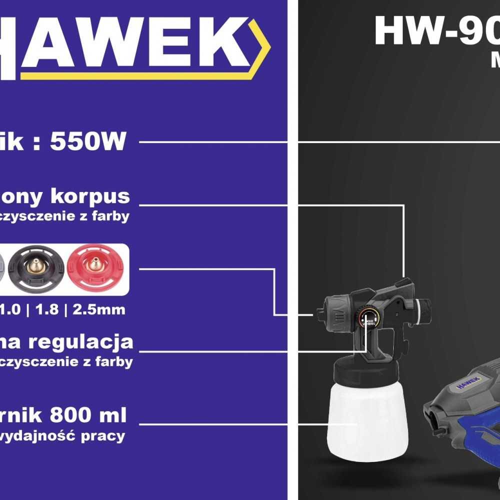 Електрически пистолет за боядисване 800 мл HAWEK