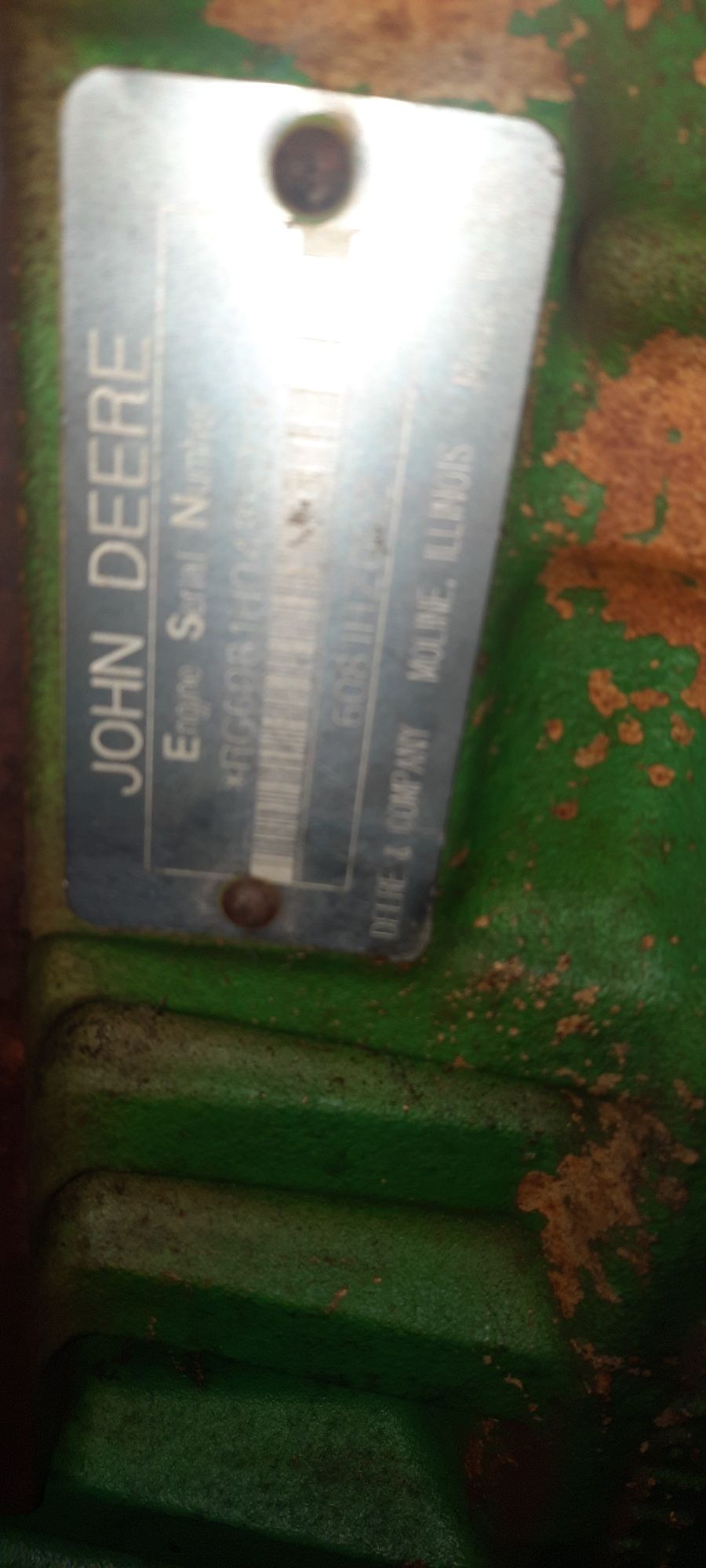 Vand motor john deere 8.1 l motor nou