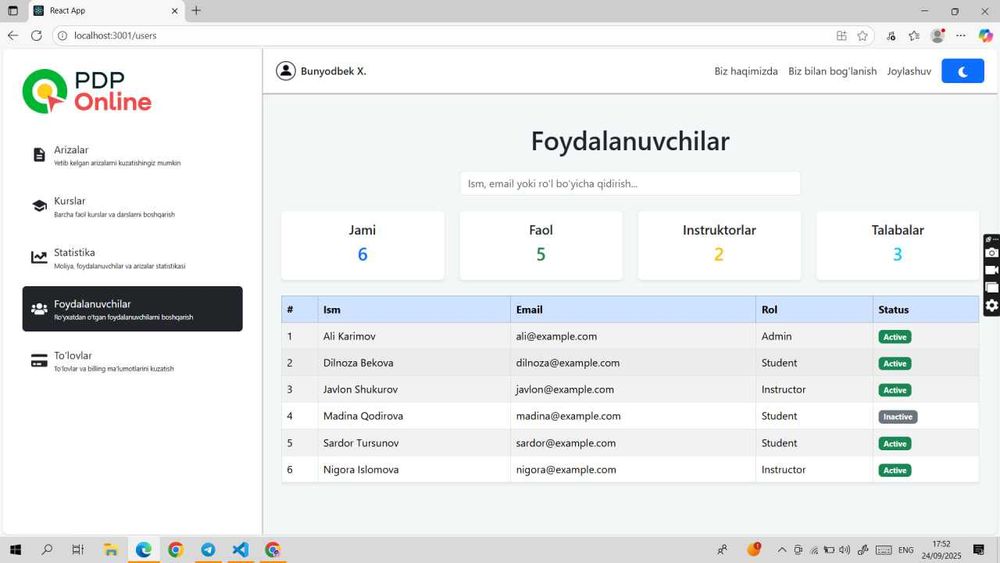 PROFESSIONAL VEB-SAYT YARATAMAN — 300 000 soʻmdan boshlab