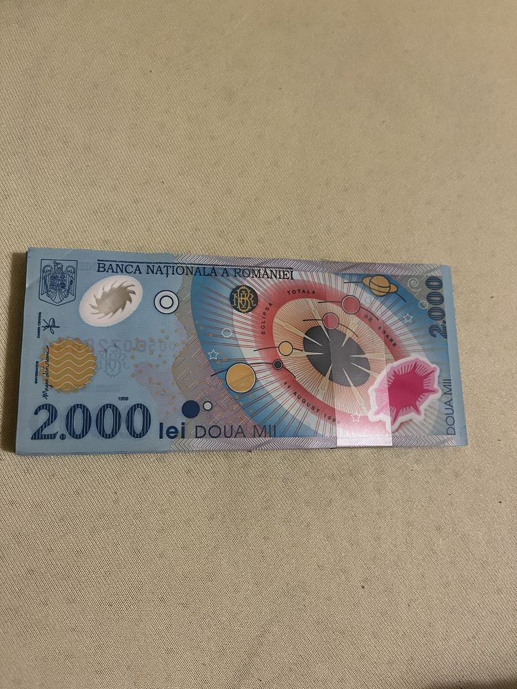 99 de Bancnote eclipsa 1999 NOI