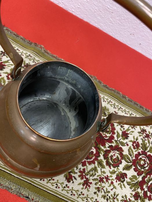 Френски меден чайник 30 см ръчна изработка 1950те години