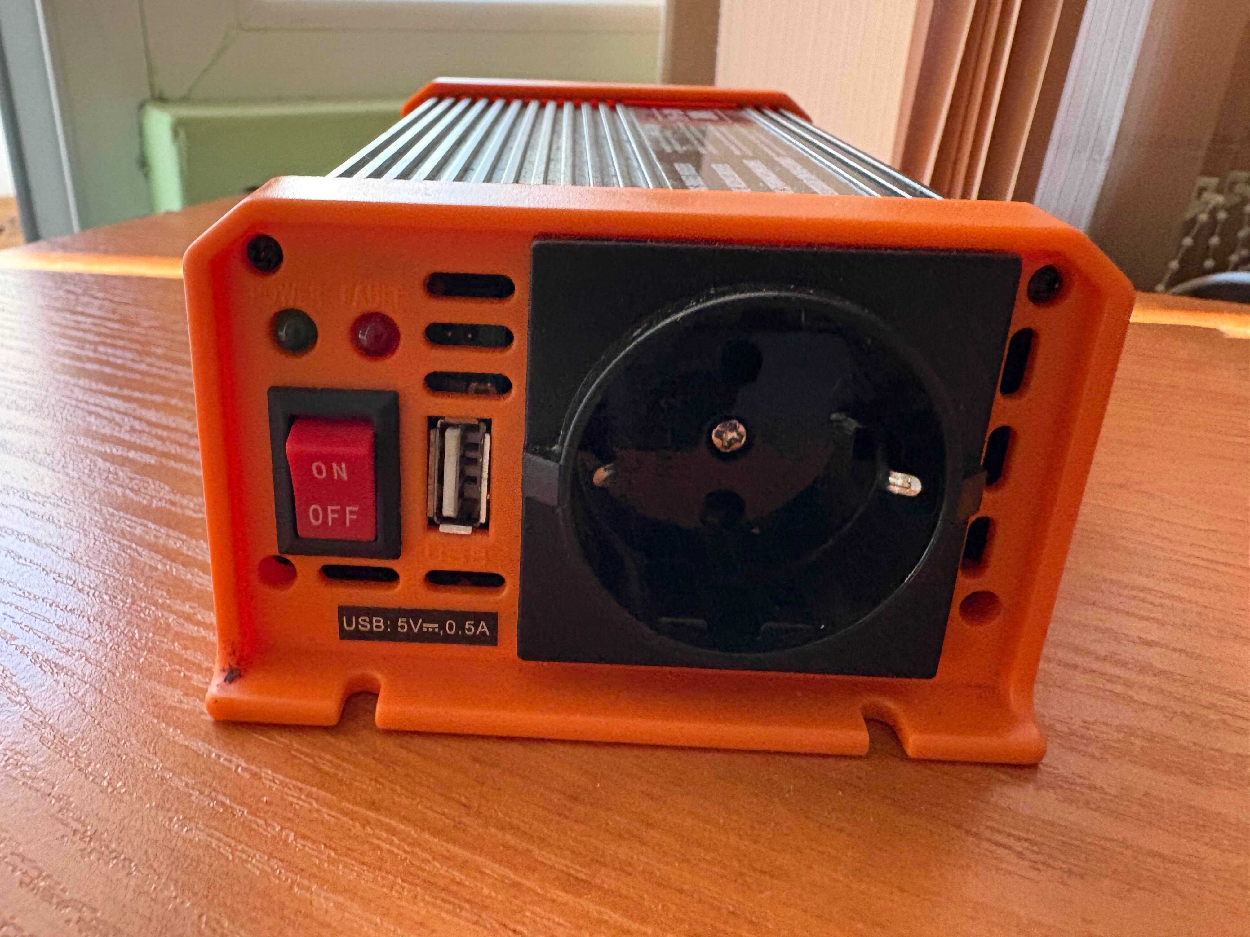 Инвертор 24V>220V за камион, 300W