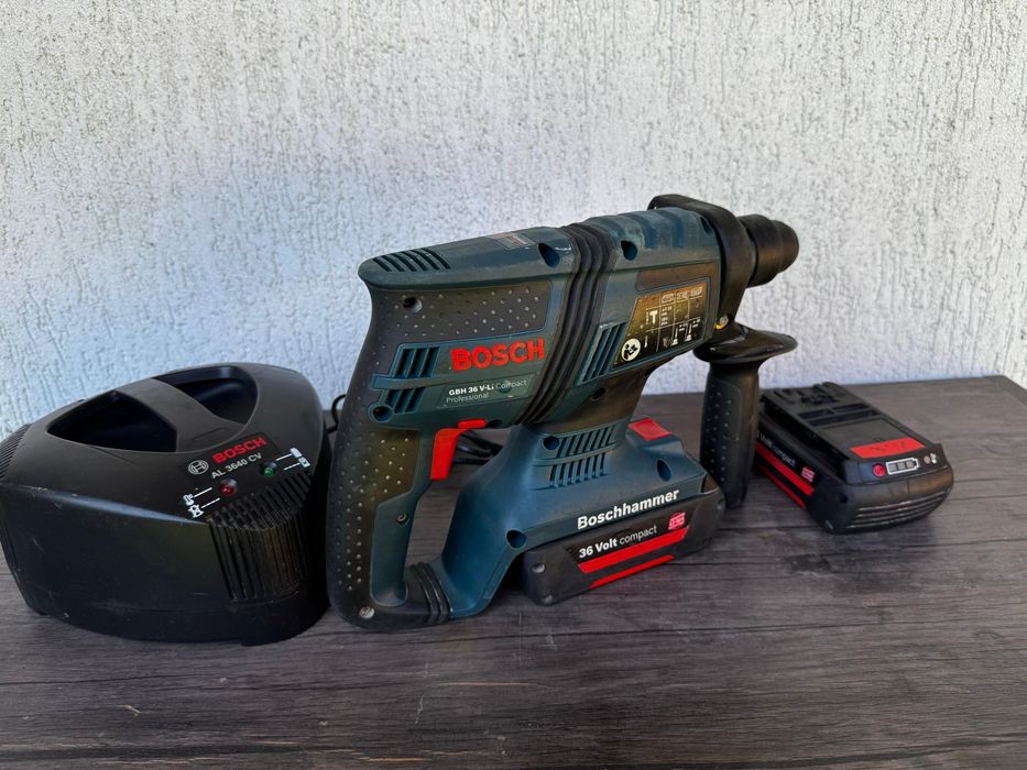 Ciocan rotopercutor BOSCH GBH 36 V-Li Compact - DEFECT