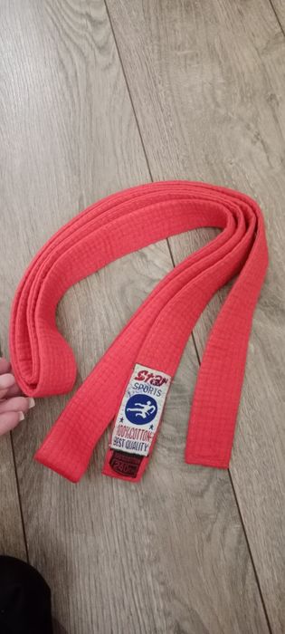 Пояс оранжевый карате