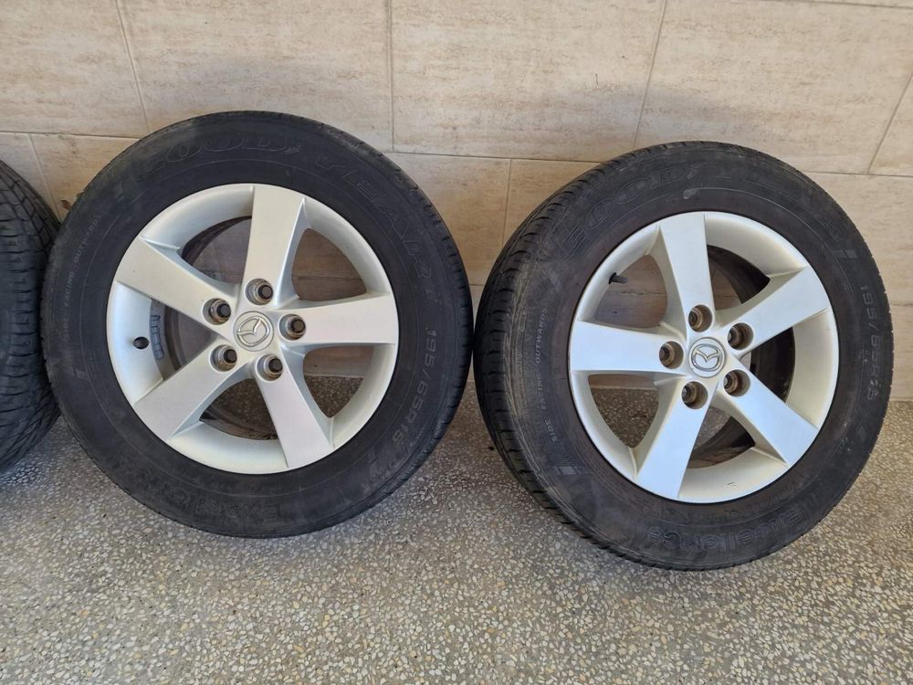 Алуминиеви джанти с гуми за Мазда,Тойота 15”