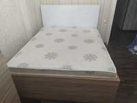 Немецкая мебель, двуспальная кровать с шкафом