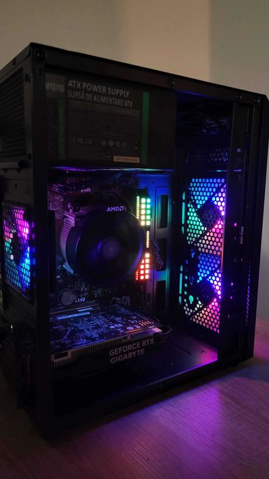 Vand PC Gaming RTX 3050, Ryzen 5, 16GB, SSD