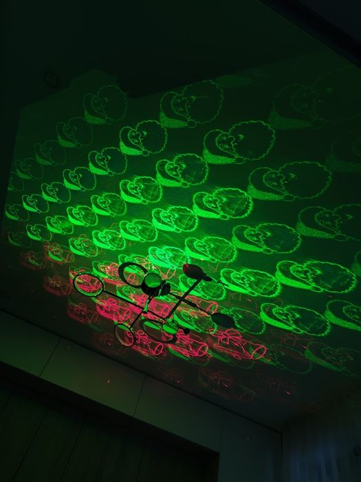 Laser  proiectii figurine rosii/verzi