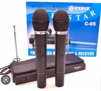 Set 2 microfoane wireless și  receiver C-05 HeroStar 220V