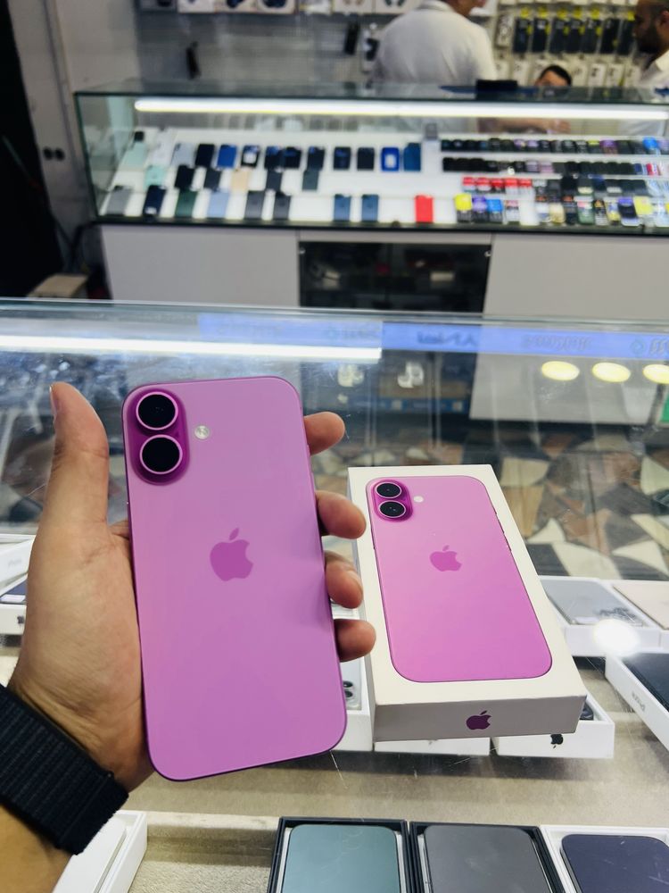 iPhone 16  128 gb pink rangi yengide 100%