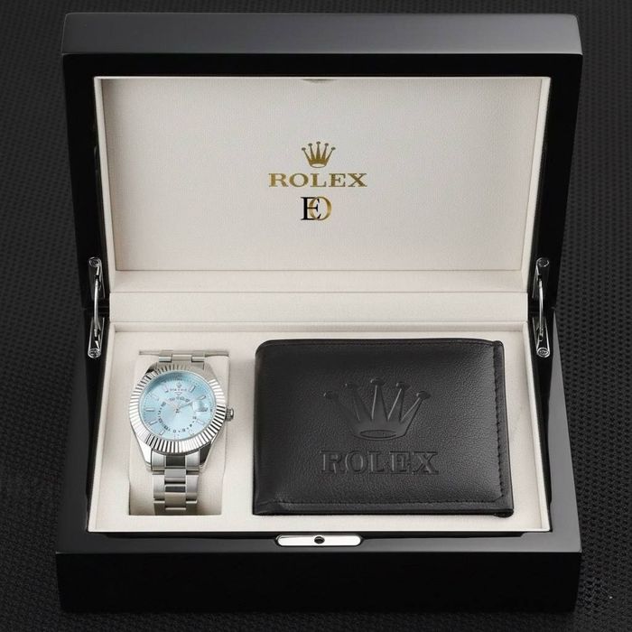Set Rolex ceas și portofel