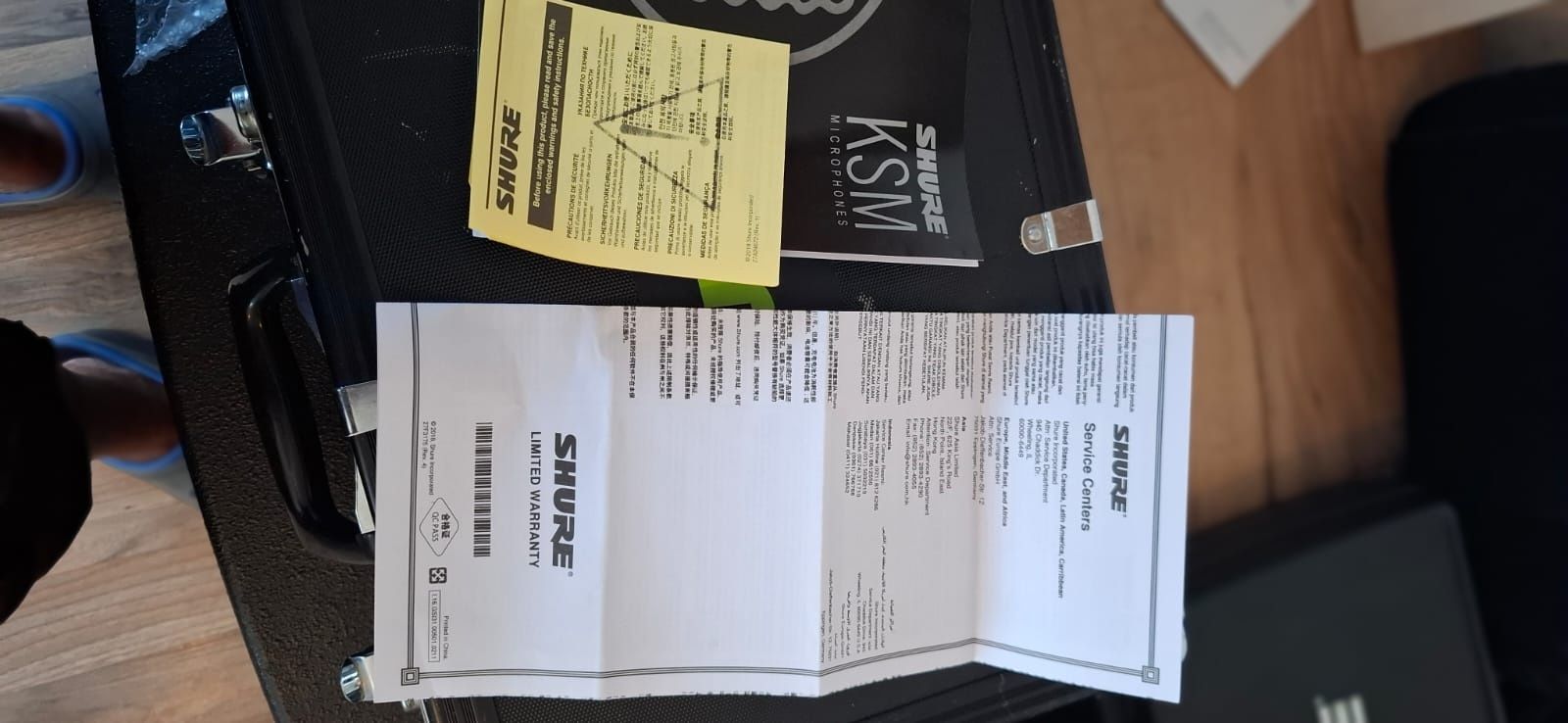 Micro de in cu fir shure ksm 8