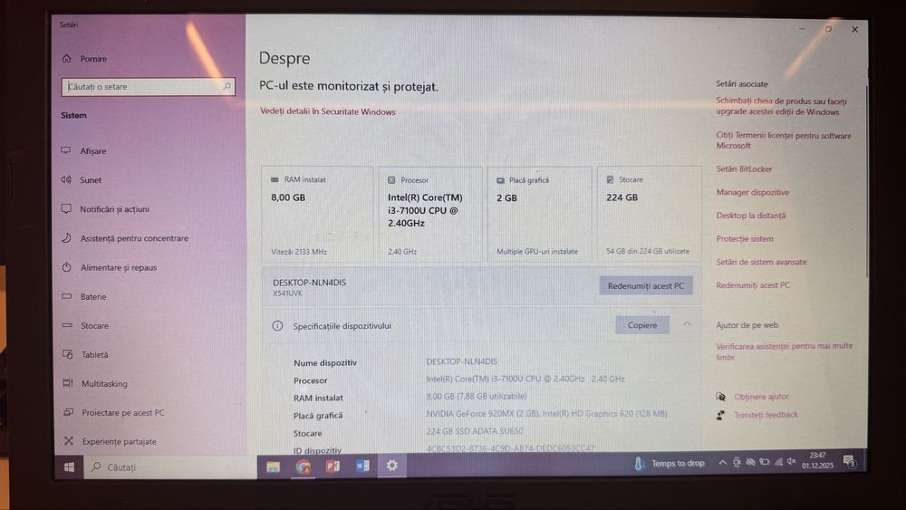 Asus Notebook 15 A541U