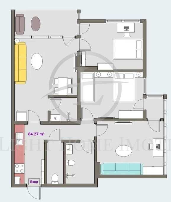 Продава се Четиристаен апартамент в Пловдив, Христо Смирненски - 82 кв.м за 1744 €/кв.м - Снимка #13
