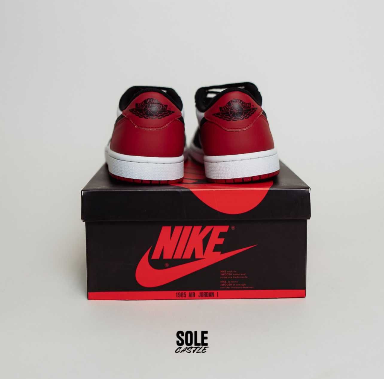 Nike Air Jordan 1 Low 'Bred Toe' (nu yeezy adidas sau bape)