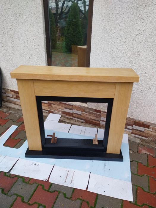 Rama-cadru semineu electric