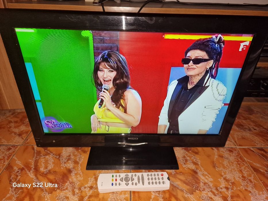 Led tv diag 56 cm 22 inchi super subțire la proba