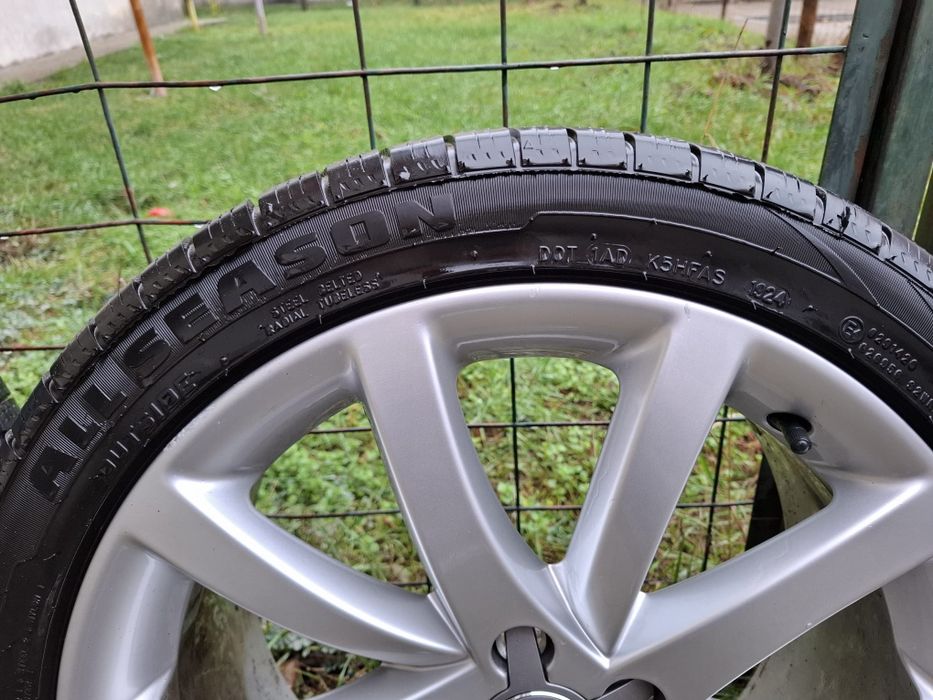Jante  originale  Audi a4 b8 + anvelope  iarnă  allseason