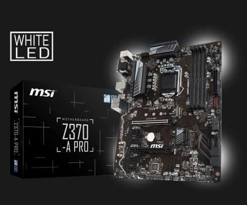 i7-8700 + msi z370 + 32gb озу kingston fury 3200