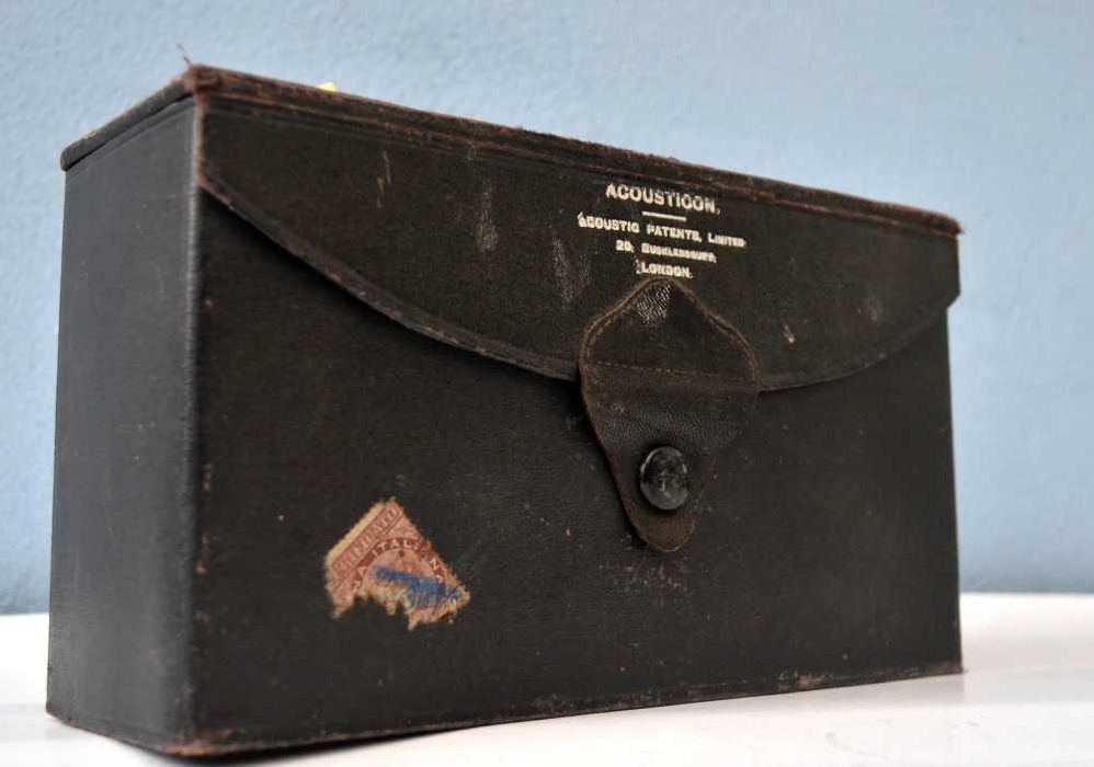 Aparat vechi auditiv bakelita acustic interbelica Acousticon London