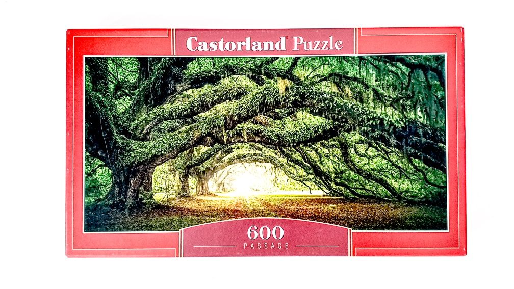 Puzzle Castorland 600 piese - Peisaj Verde cu Drum prin Padure