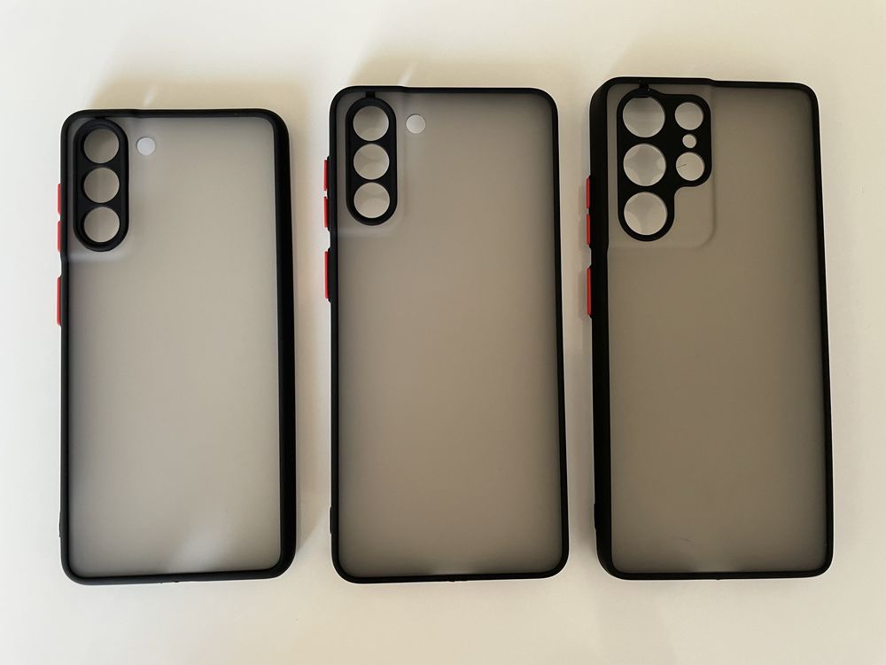 Husa Hybrid Samsung S21 S22 S23 S24 Plus Ultra Silicon Spate Plastic