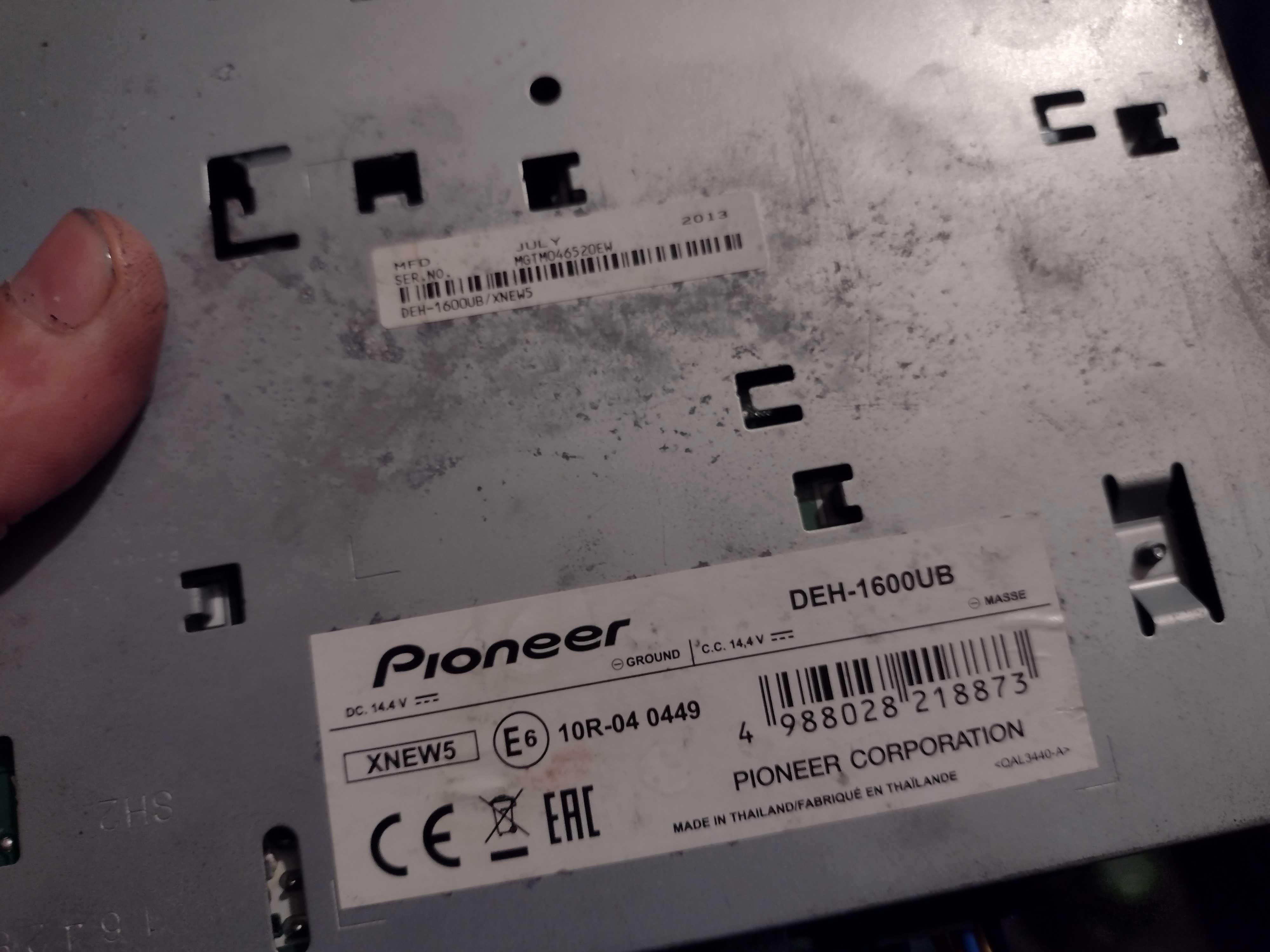 Pioneer deh-1600ub , pioneer , музика , usb